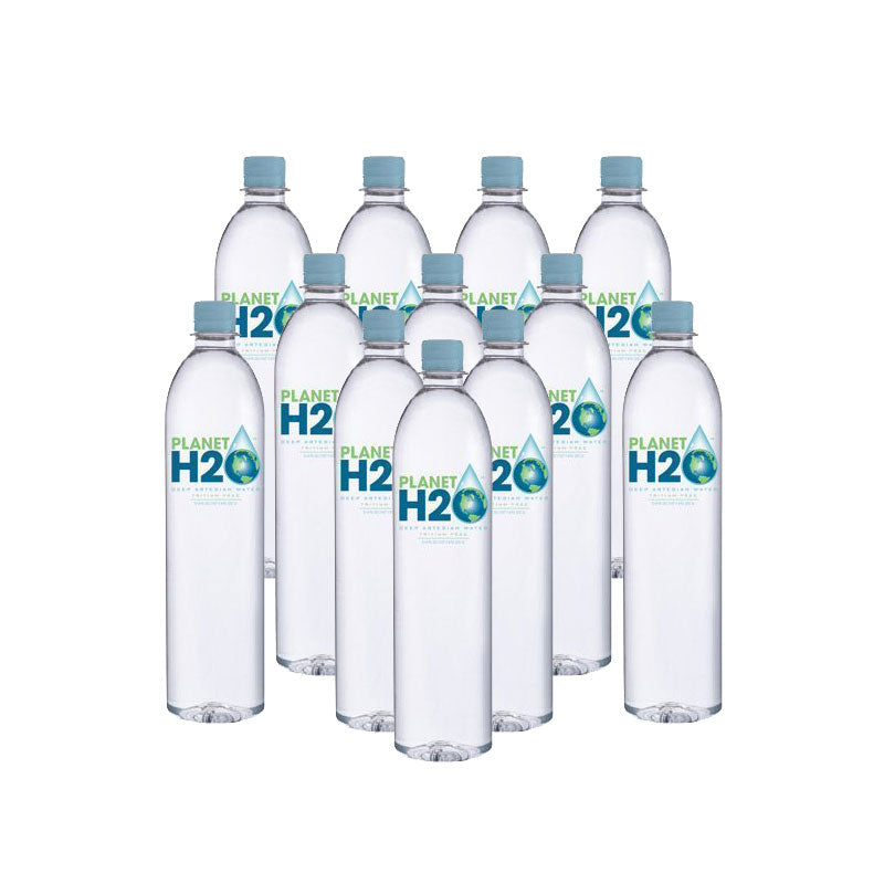Planet H2O is Premium Natural Artesian Water - Case of 1 Liter Bottles